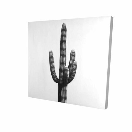 FONDO 16 x 16 in. Large Cactus-Print on Canvas FO2792117